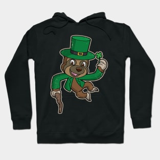 Sloth Irish Leprechaun Lucky St Patricks Day Hoodie